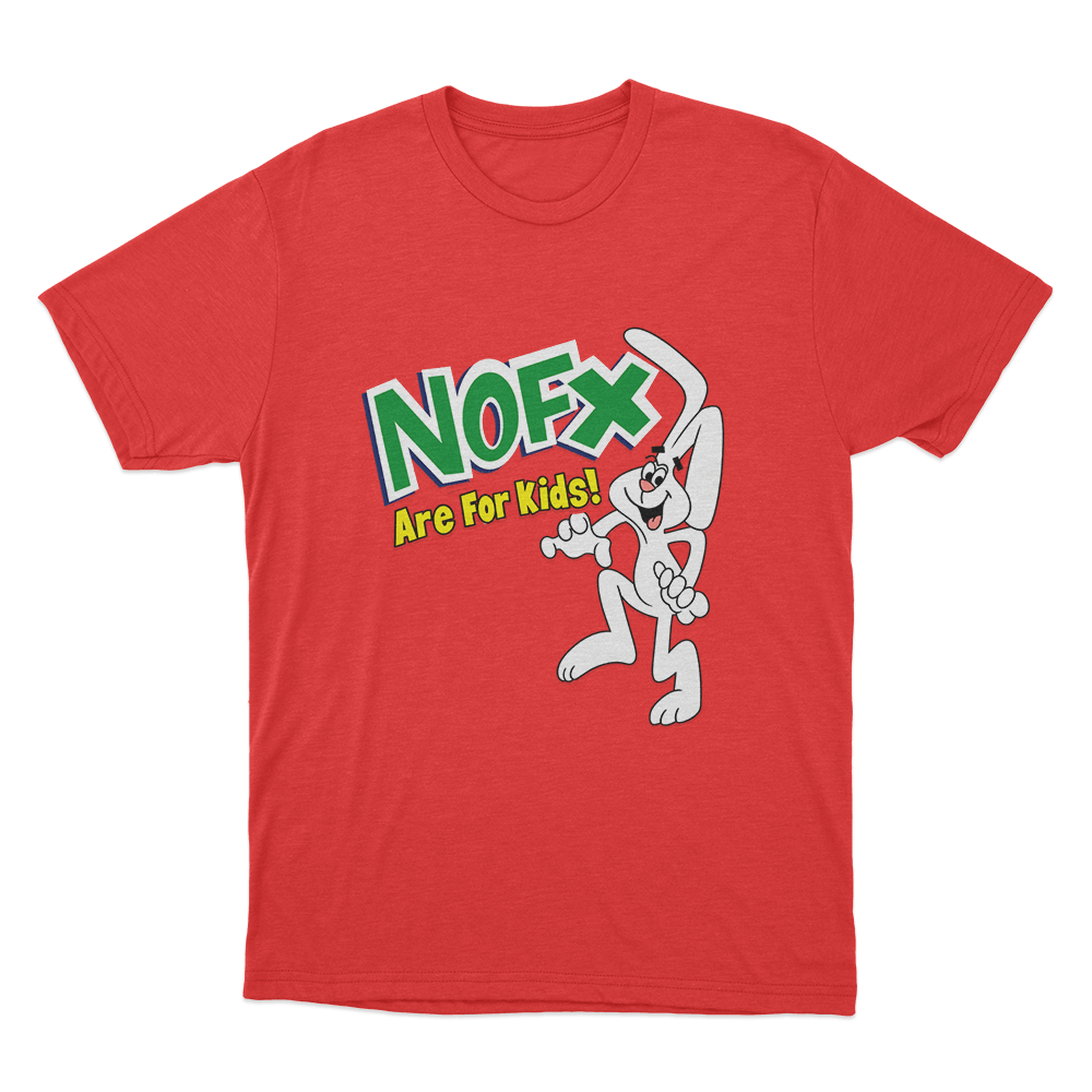 NOFX Are For Kids Unisex T Shirt Red NOFX Are For Kids Unisex T Shirt Red