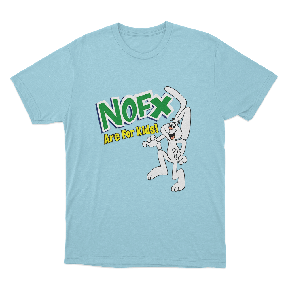 NOFX Are For Kids Unisex T Shirt Sky Blue NOFX Are For Kids Unisex T Shirt Sky Blue