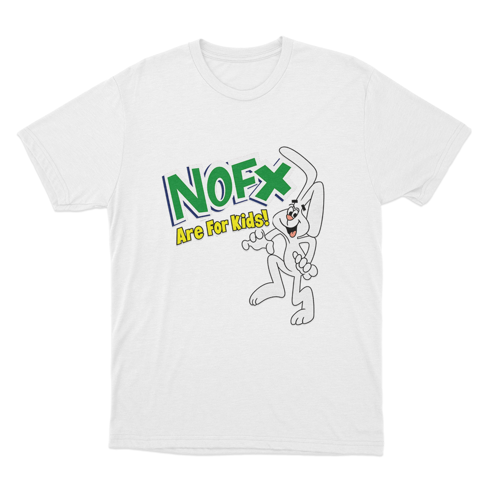 NOFX Are For Kids Unisex T Shirt White NOFX Are For Kids Unisex T Shirt White