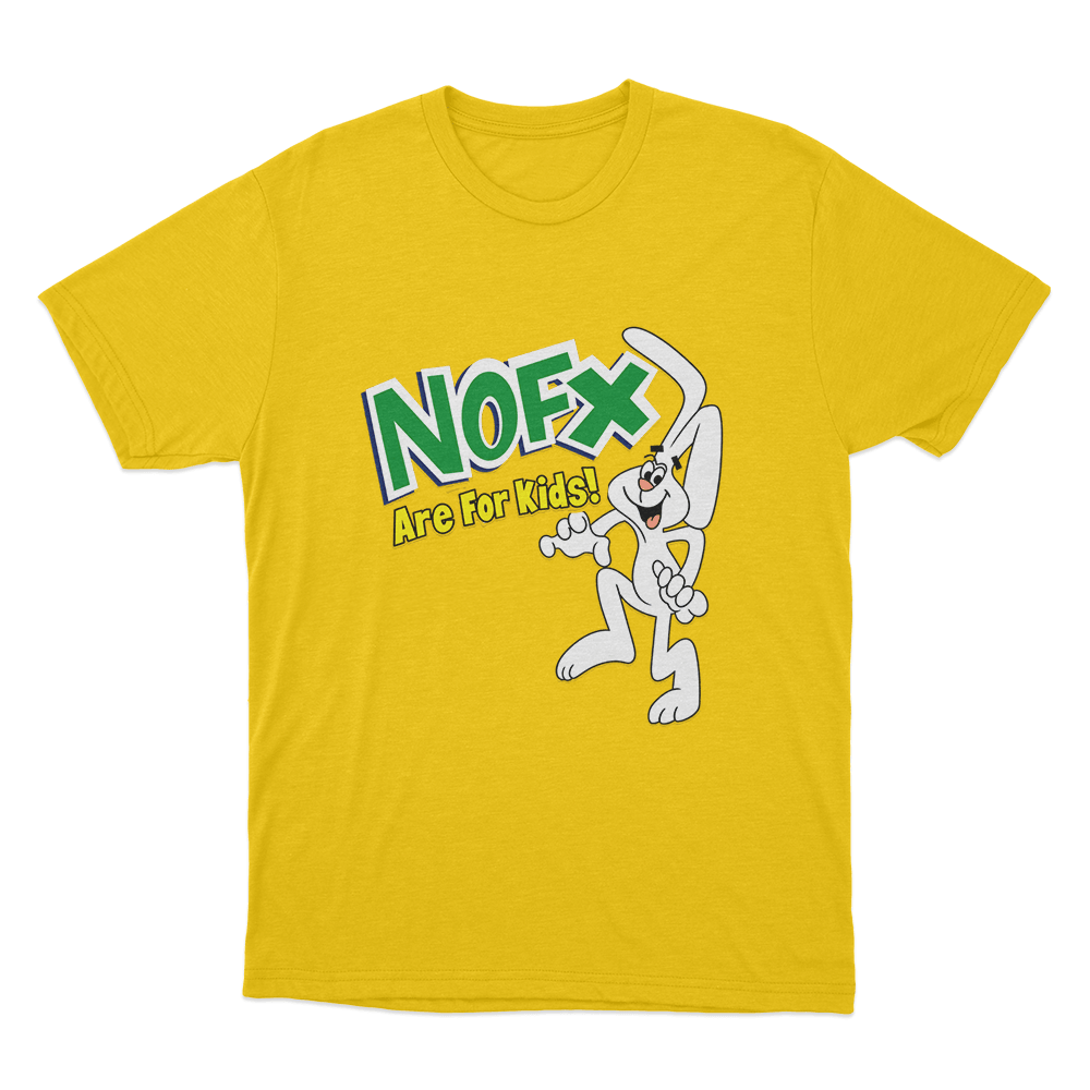 NOFX Are For Kids Unisex T Shirt Yellow NOFX Are For Kids Unisex T Shirt Yellow