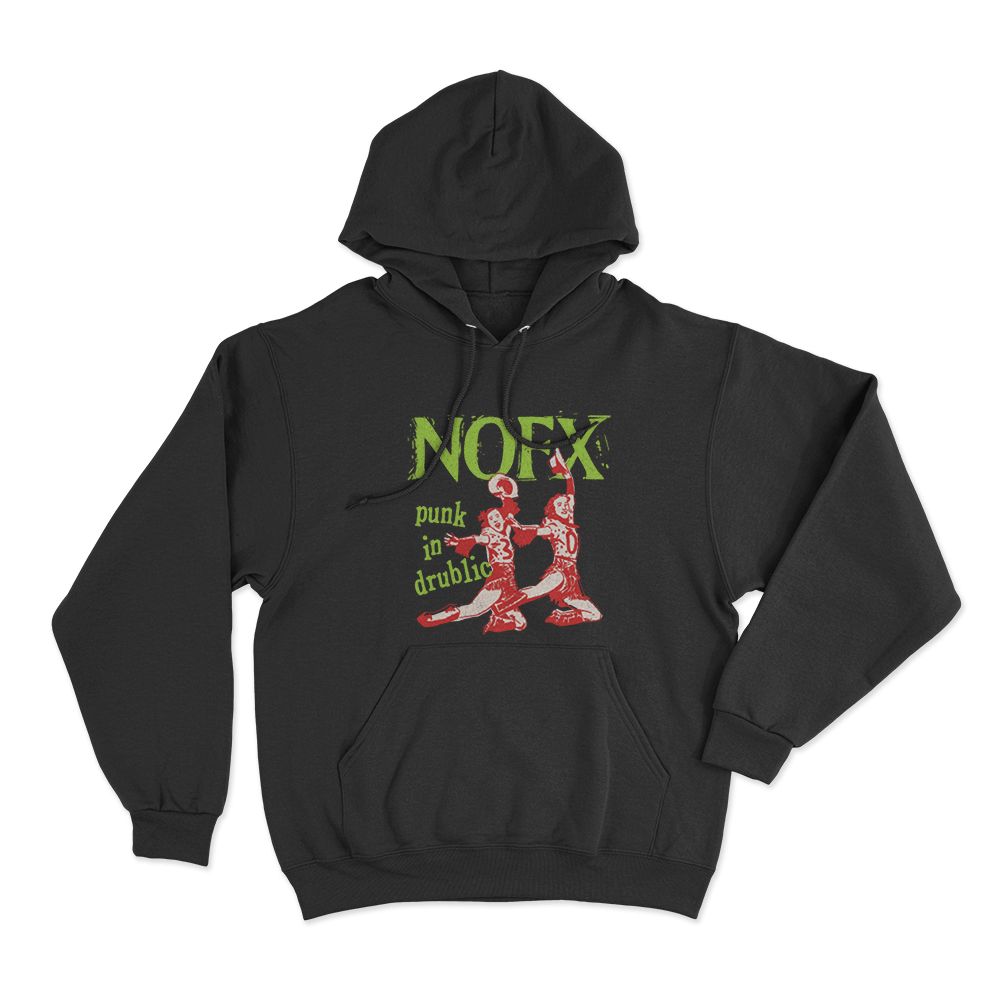 NOFX Punk In Drublic Unisex Hoodie Black NOFX Punk In Drublic Unisex Hoodie Black