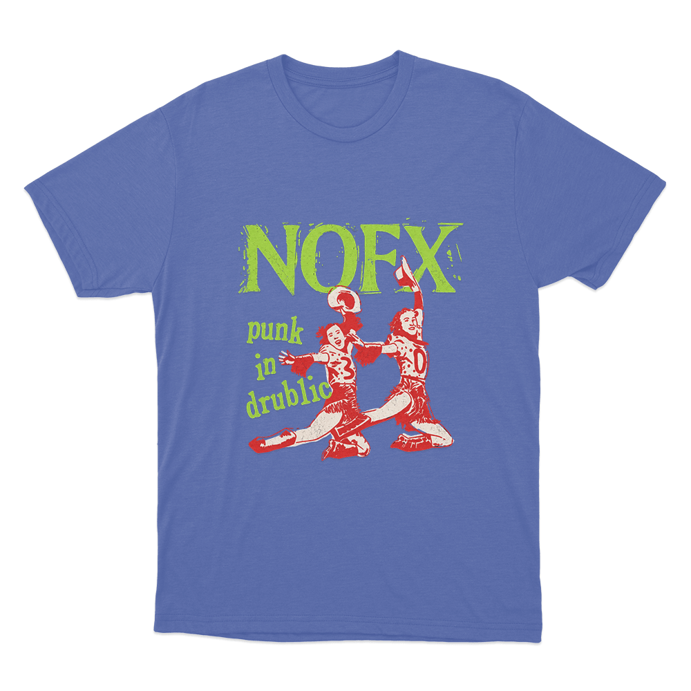 NOFX Punk In Drublic Unisex T Shirt Blue NOFX Punk In Drublic Unisex T Shirt Blue