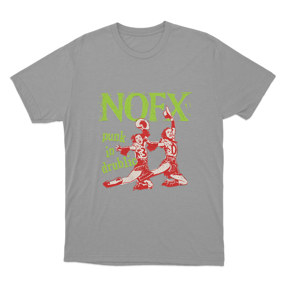 NOFX Punk In Drublic Unisex T Shirt Grey NOFX Punk In Drublic Unisex T Shirt Grey