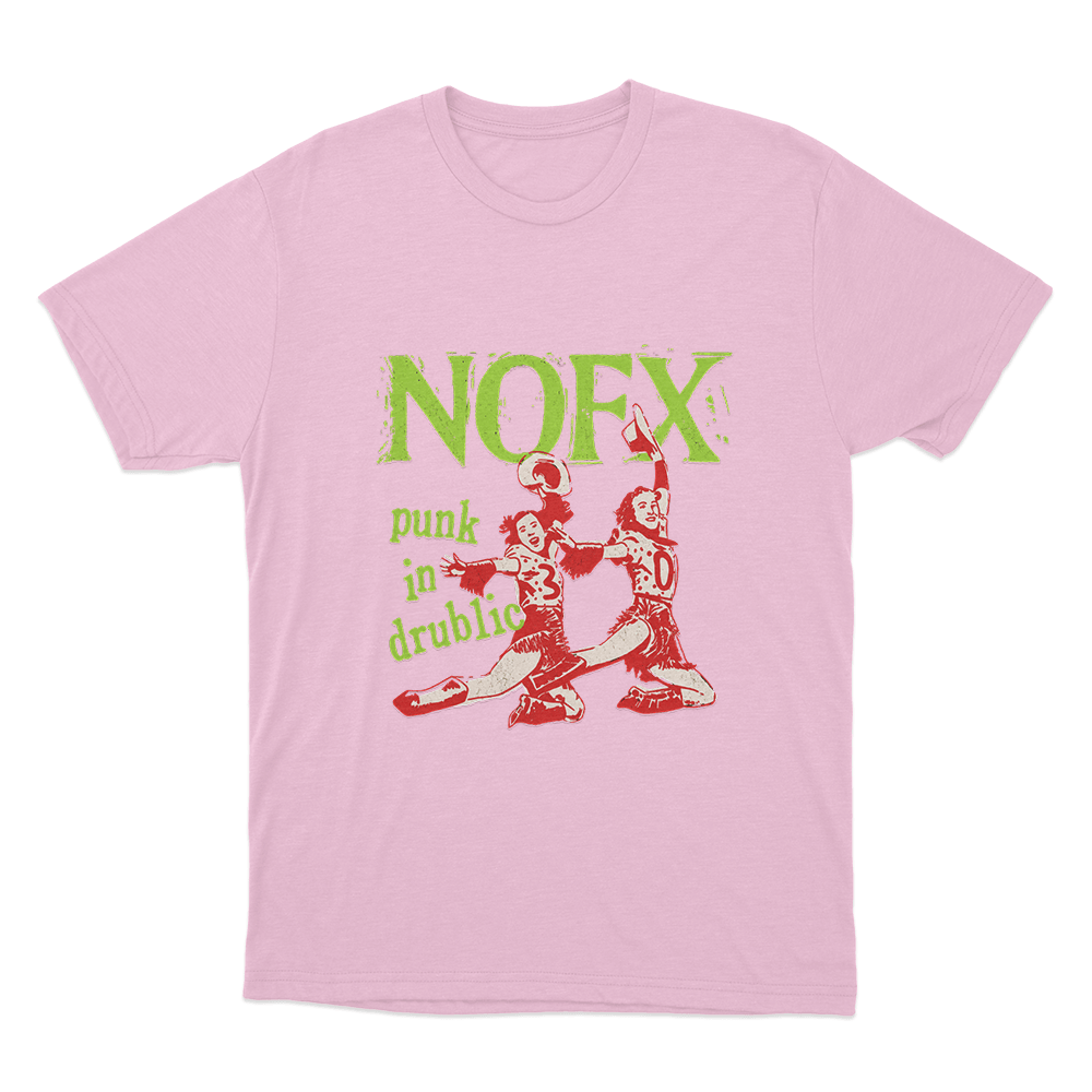 NOFX Punk In Drublic Unisex T Shirt Pink NOFX Punk In Drublic Unisex T Shirt Pink