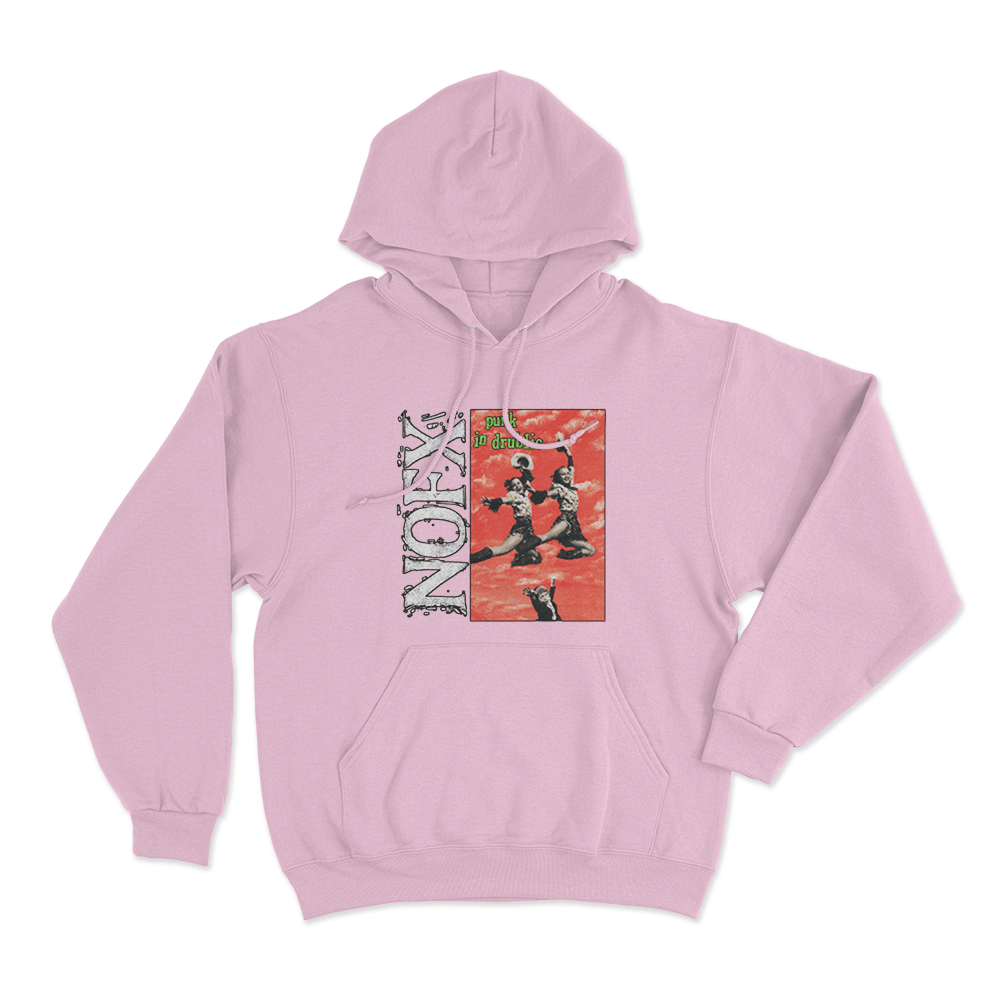 Punk In Drublic Album Artwork Unisex Hoodie Pink Punk In Drublic Album Artwork Unisex Hoodie Pink