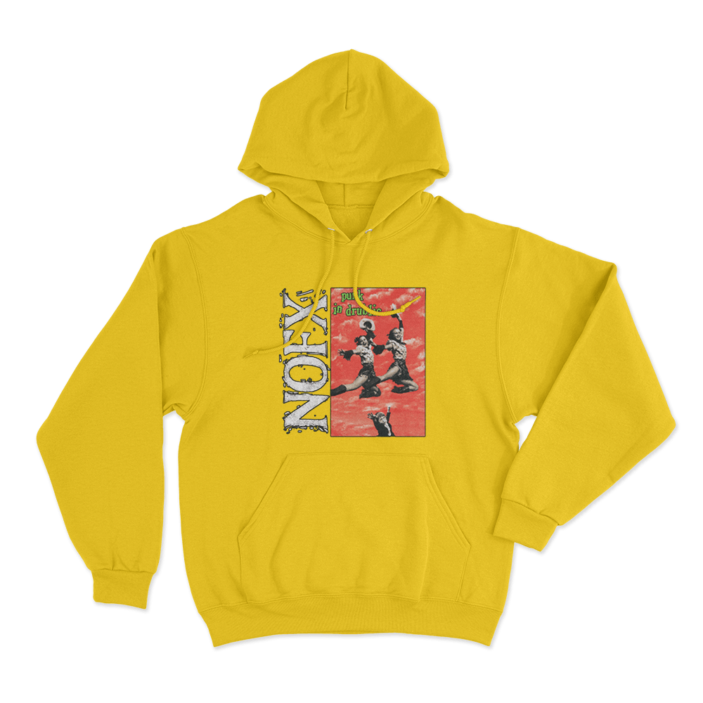 Punk In Drublic Album Artwork Unisex Hoodie Yellow Punk In Drublic Album Artwork Unisex Hoodie Yellow
