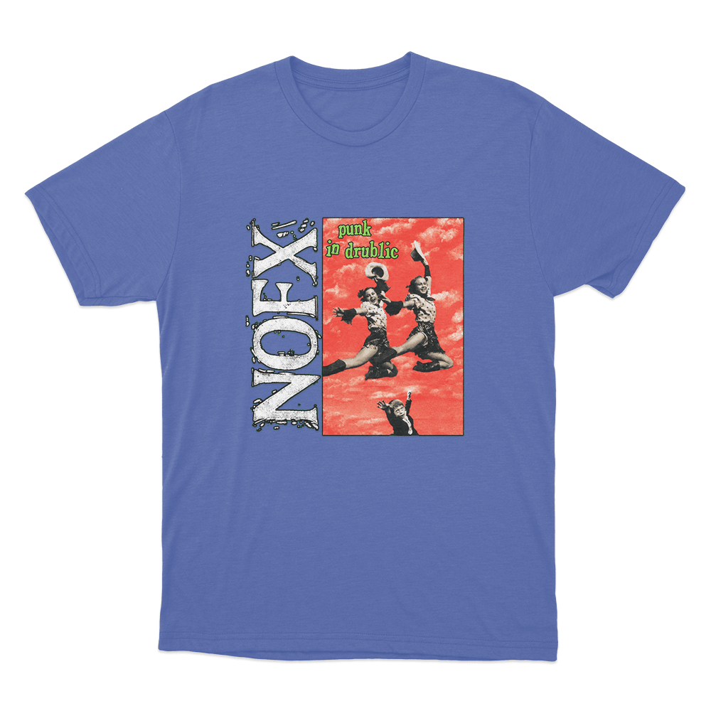Punk In Drublic Album Artwork Unisex T Shirt Blue Punk In Drublic Album Artwork Unisex T Shirt Blue