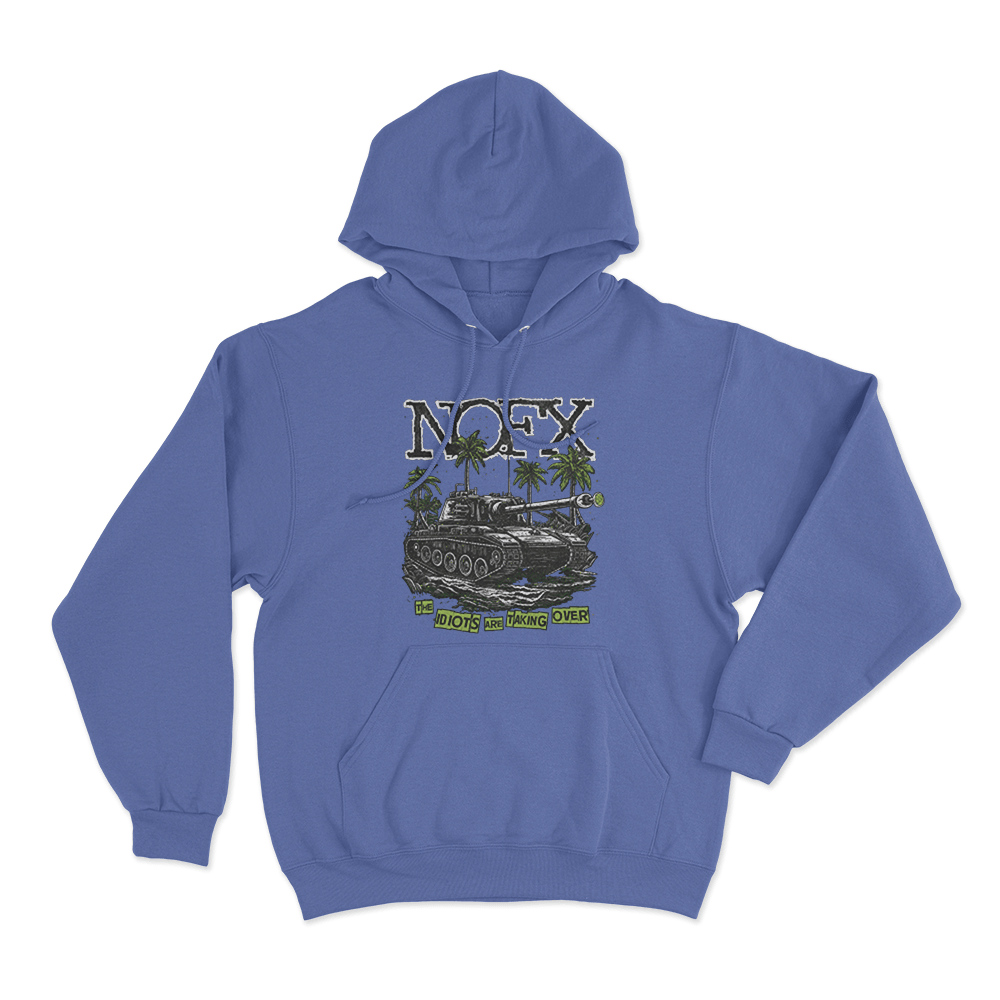 The Idiots Are Taking Over Unsiex Hoodie Blue The Idiots Are Taking Over Unsiex Hoodie Blue