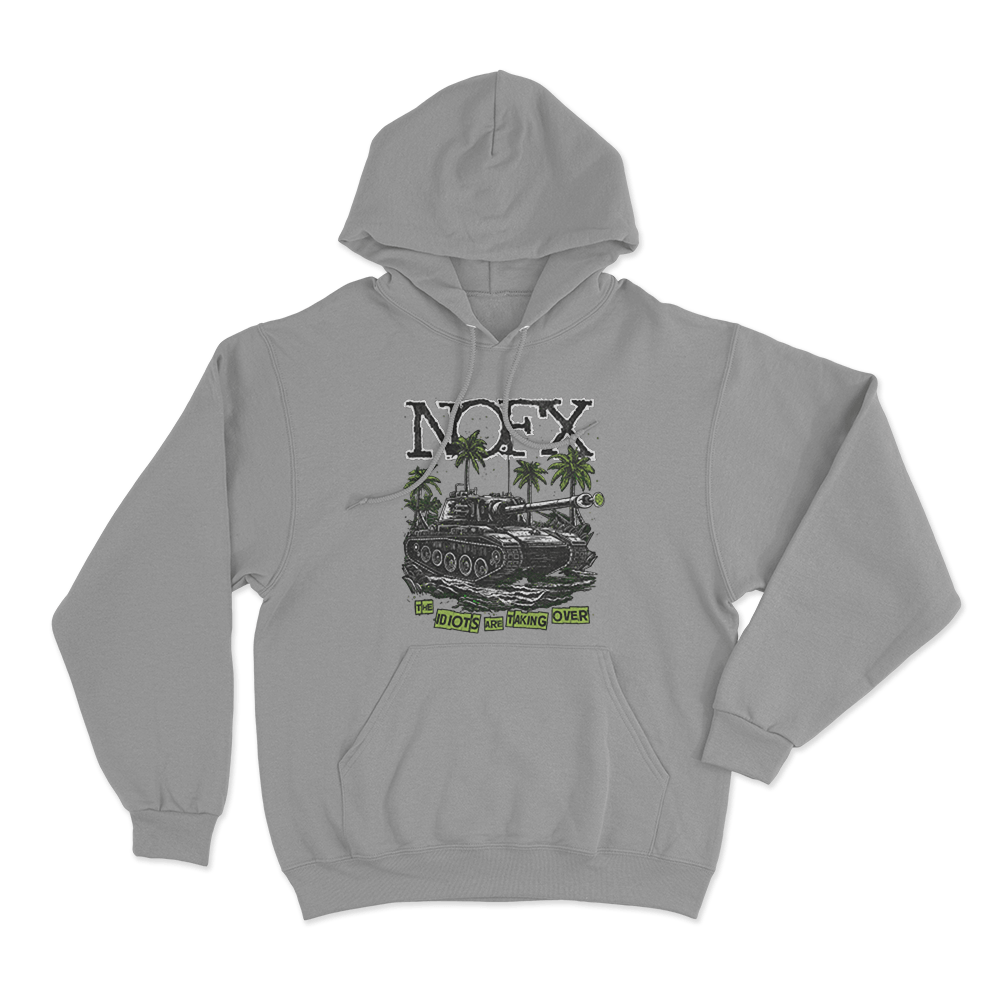 The Idiots Are Taking Over Unsiex Hoodie Grey The Idiots Are Taking Over Unsiex Hoodie Grey