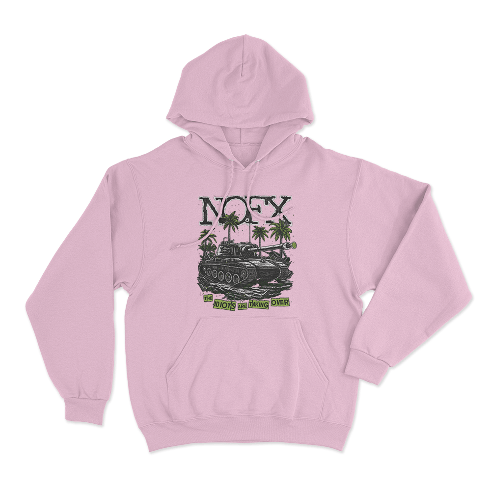The Idiots Are Taking Over Unsiex Hoodie Pink The Idiots Are Taking Over Unsiex Hoodie Pink