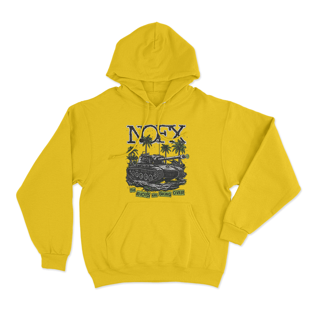The Idiots Are Taking Over Unsiex Hoodie Yellow The Idiots Are Taking Over Unsiex Hoodie Yellow