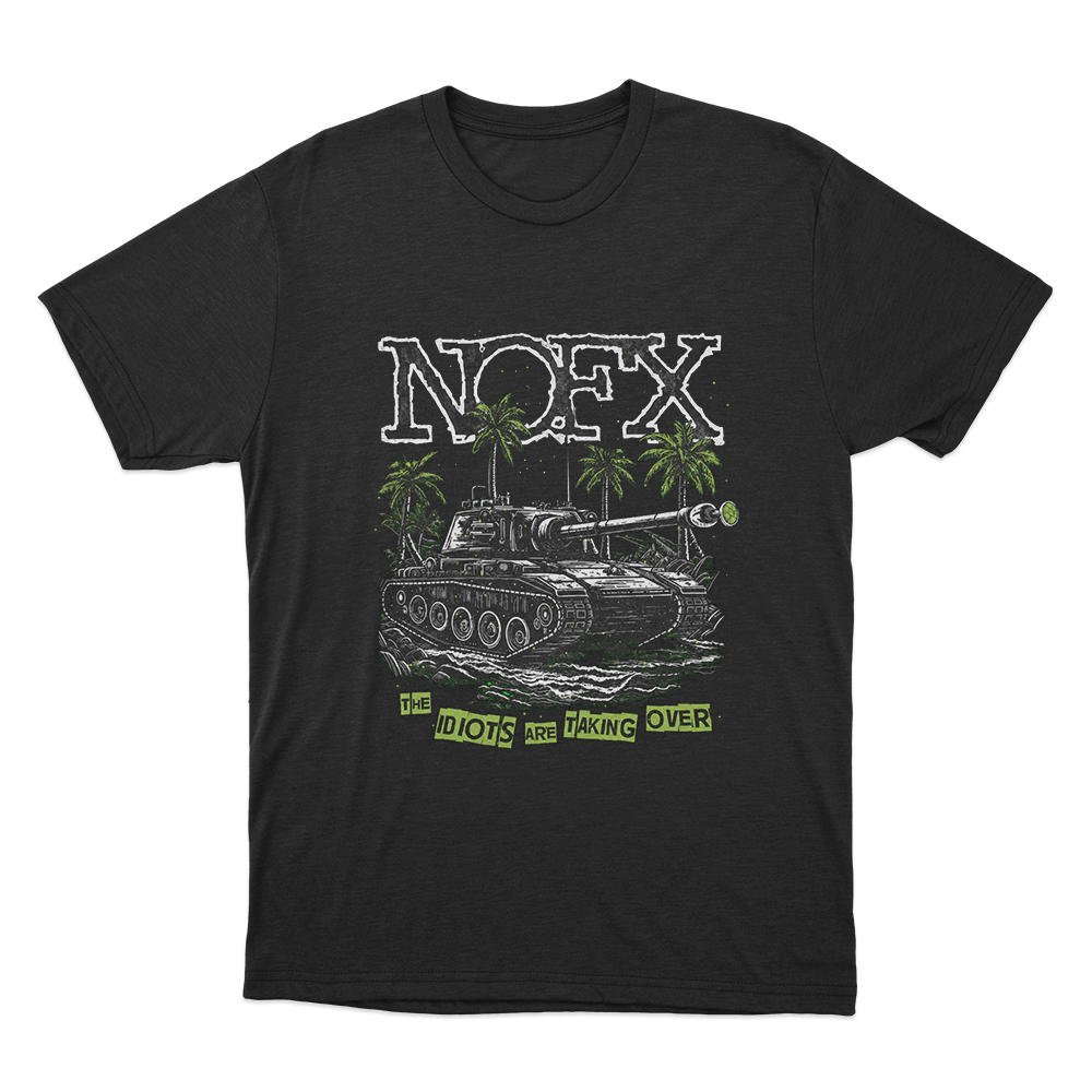 The Idiots Are Taking Over Unsiex T Shirt Black The Idiots Are Taking Over Unsiex T Shirt Black