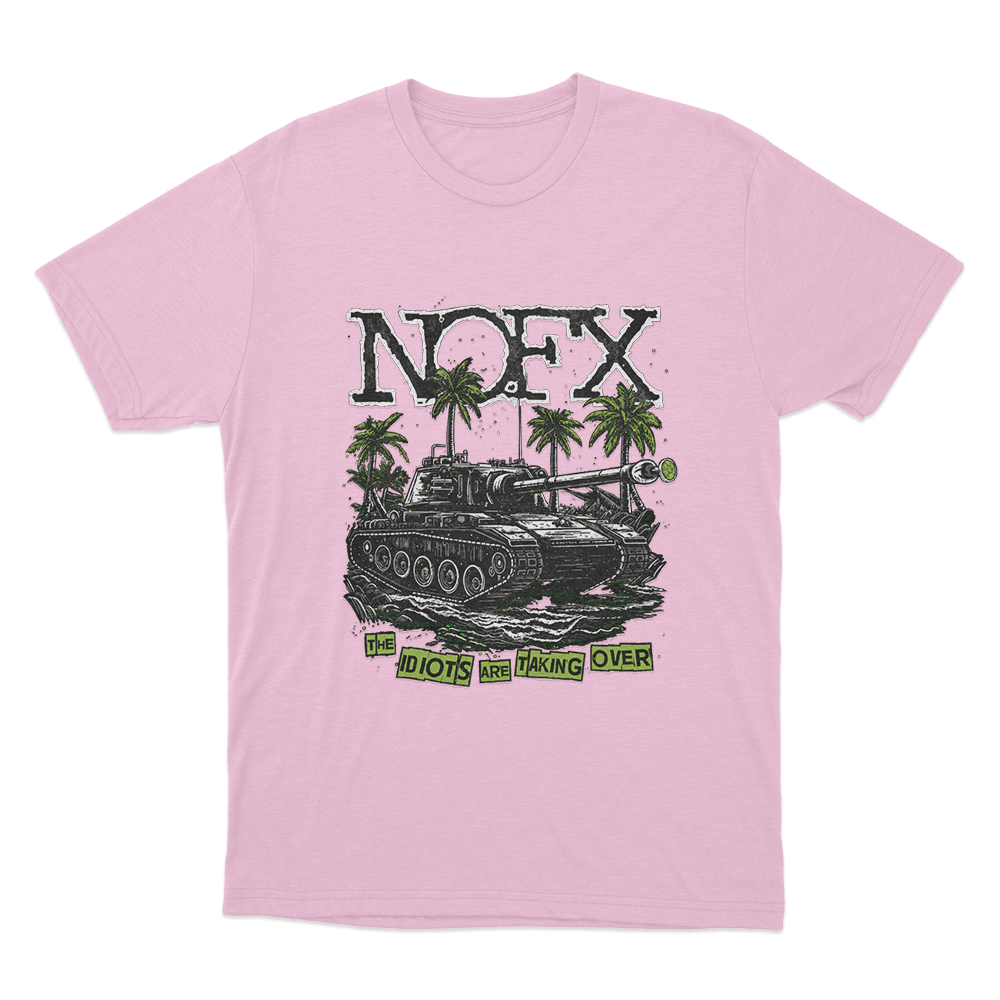 The Idiots Are Taking Over Unsiex T Shirt Pink The Idiots Are Taking Over Unsiex T Shirt Pink
