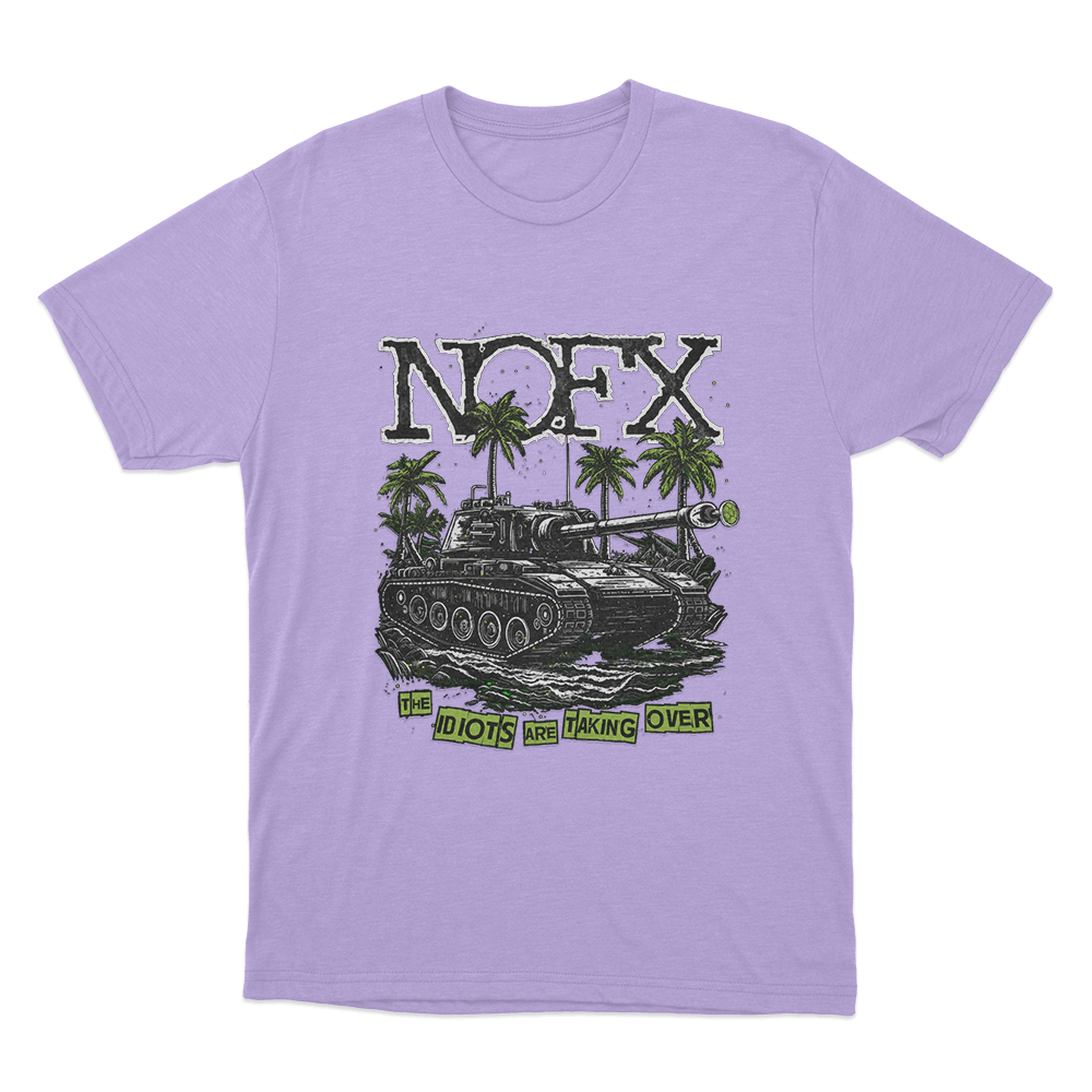 The Idiots Are Taking Over Unsiex T Shirt Purple The Idiots Are Taking Over Unsiex T Shirt Purple