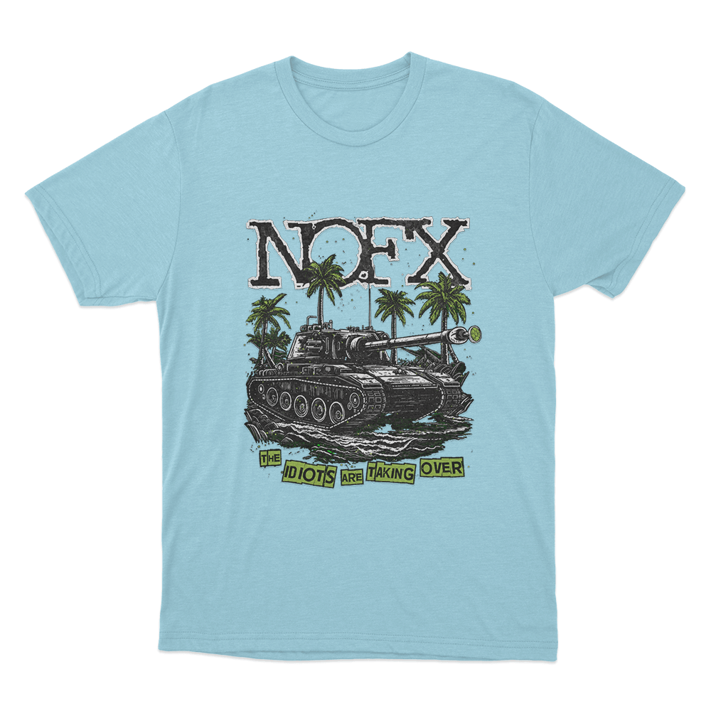 The Idiots Are Taking Over Unsiex T Shirt Sky Blue The Idiots Are Taking Over Unsiex T Shirt Sky Blue