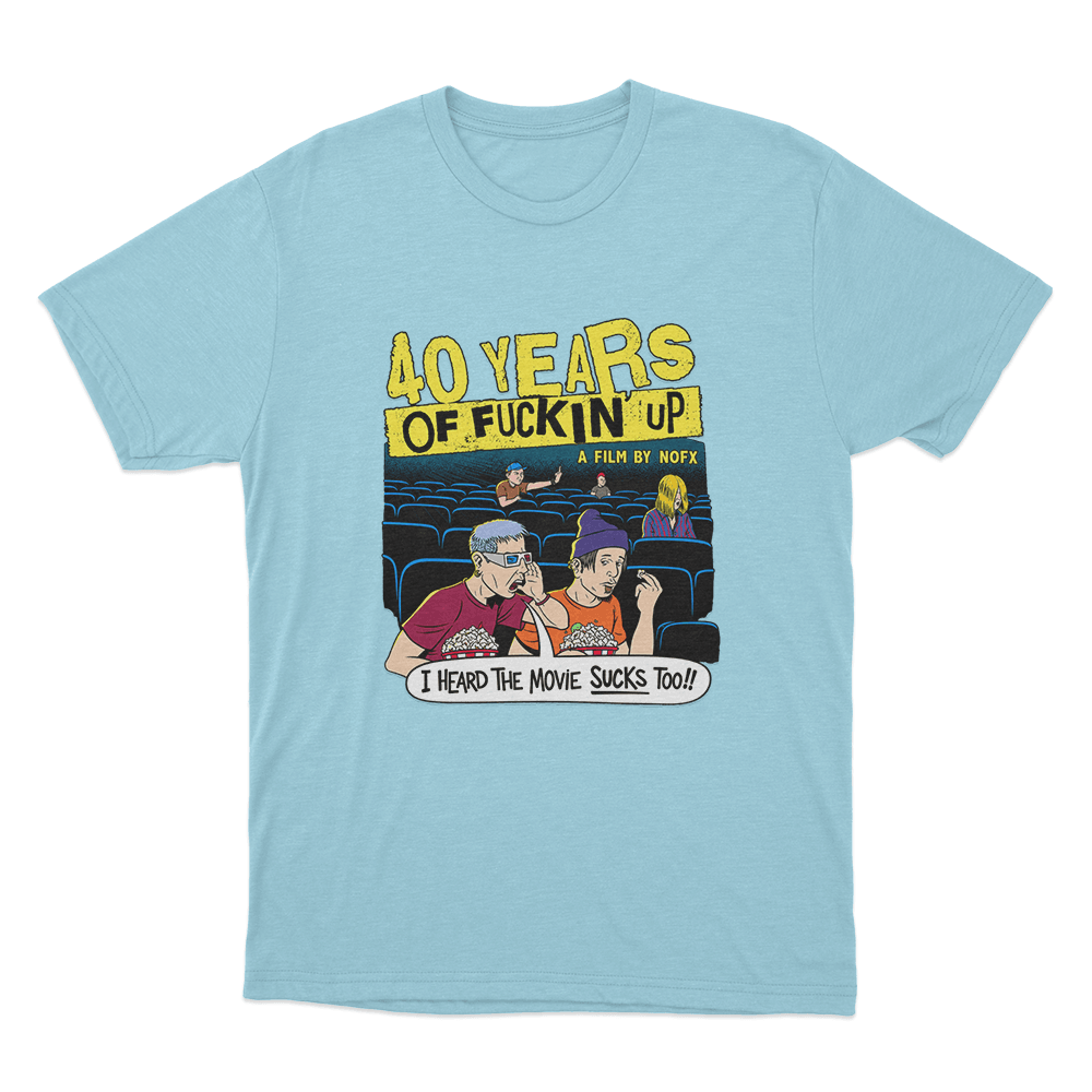 This Movie Sucks Unisex T Shirt Sky Blue This Movie Sucks Unisex T Shirt Sky Blue